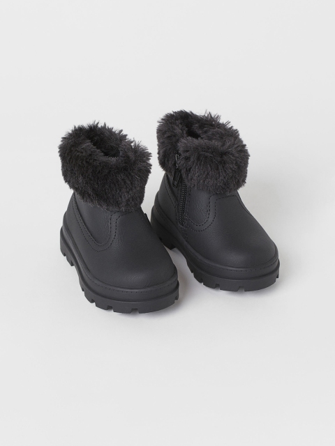 

H&M Kids Boys Black Warm-lined boots