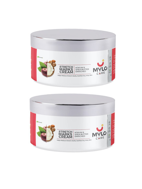 

MYLO CARE Pack Of 2 Stretch Marks Cream for Pregnancy 50 ml (each), White