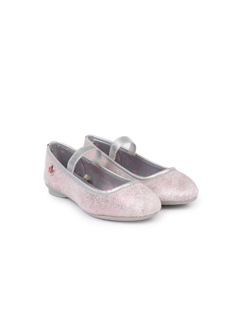 

Kidsville Silver-Toned Barbie Printed Ballerina For Girls