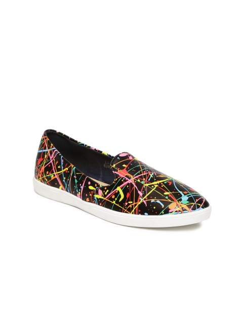 

Monrow Women Multicoloured Printed Slip-On Sneakers, Multi