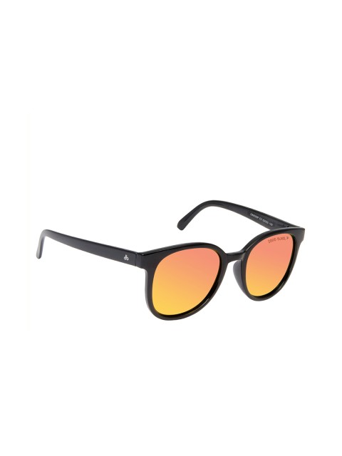 

David Blake Adult Orange Lens & Black Round Sunglasses with Polarised Lens S-SGDB2056