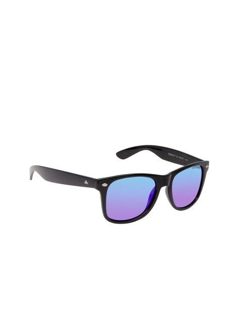 

David Blake Unisex Blue Lens & Black Wayfarer Sunglasses and UV Protected Lens S-SGDB2095