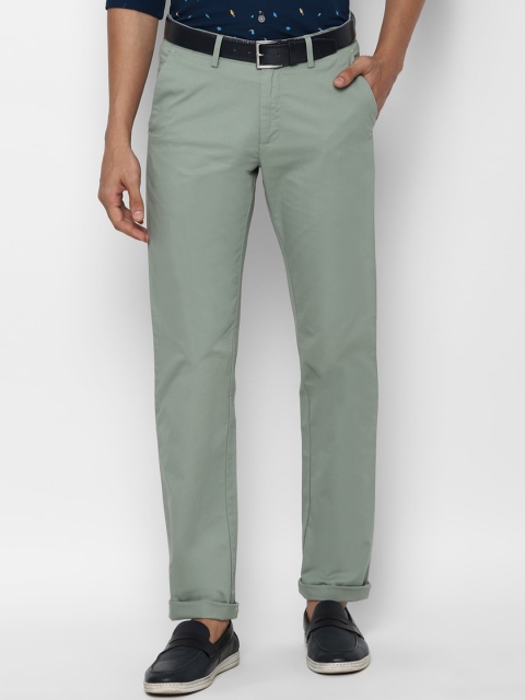 

Allen Solly Men Green Slim Fit Trousers