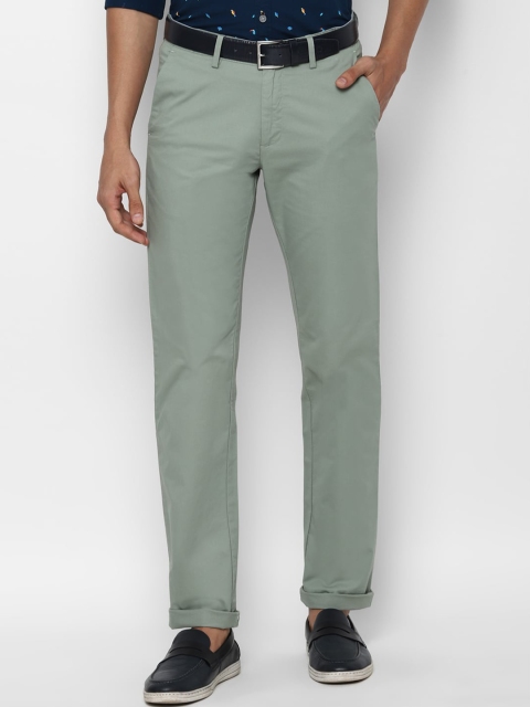

Allen Solly Men Green Slim Fit Trousers