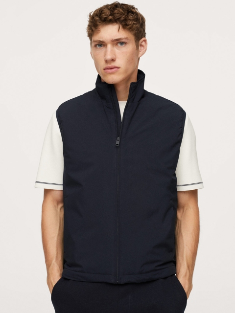 

MANGO MAN Navy Blue Water-Repellent Performance Gilet