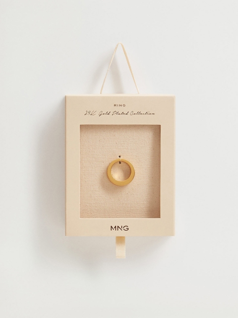 

MANGO Women 24K Gold-Plated Finger Ring