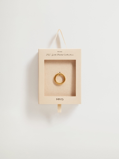 

MANGO Women 24K Gold-Plated Finger Ring
