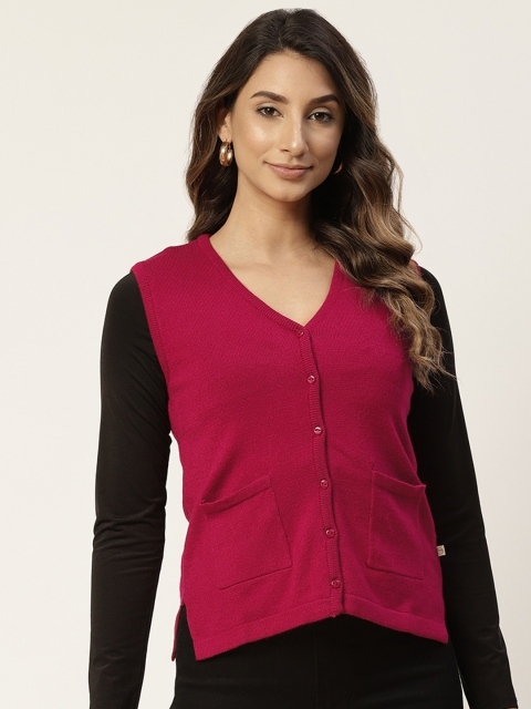 

Madame Women Magenta Sweater Vest