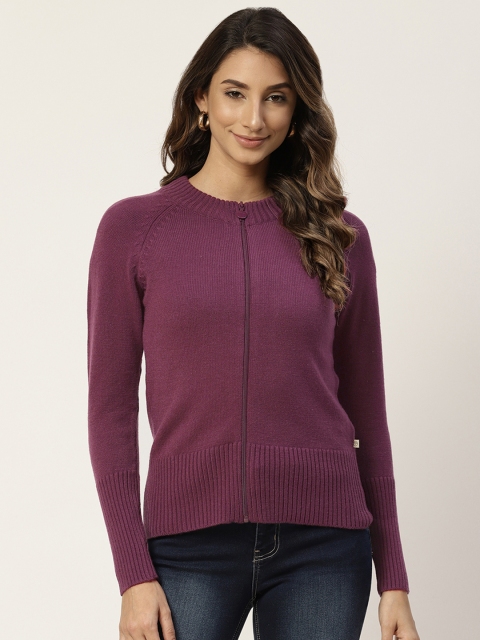 

Madame Women Purple Cardigan