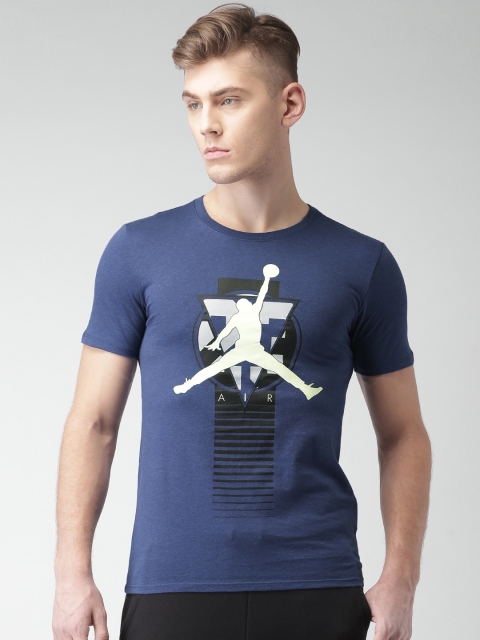 

Nike Men Blue Printed Jordan Elevate T-Shirt