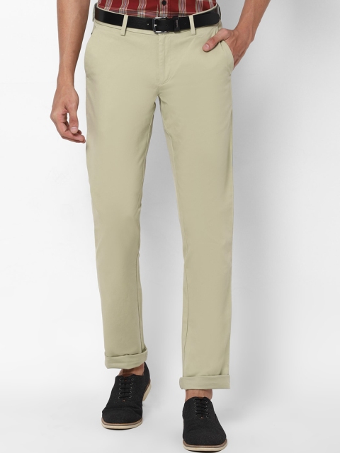 

Allen Solly Men Beige Slim Fit Trousers