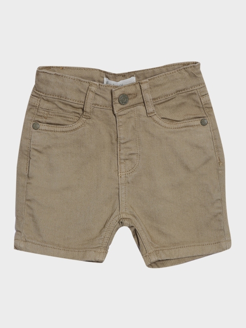 

Nuberry Boys Brown Regular Shorts