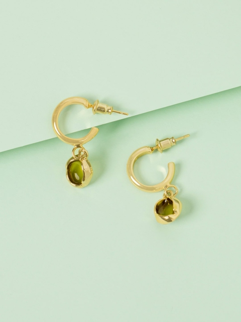 

Mikoto by FableStreet Gold-Toned Classic Hoop Earrings