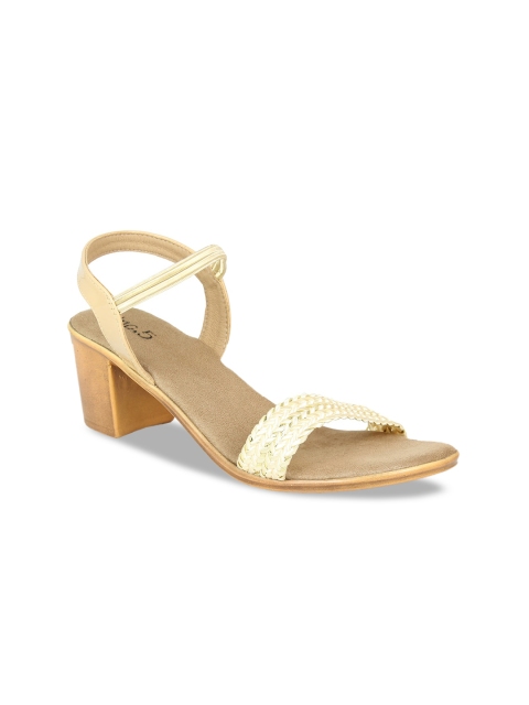 

Inc 5 Beige Textured Block Sandals