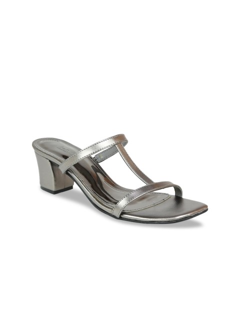 

Inc 5 Grey Embellished Block Sandals