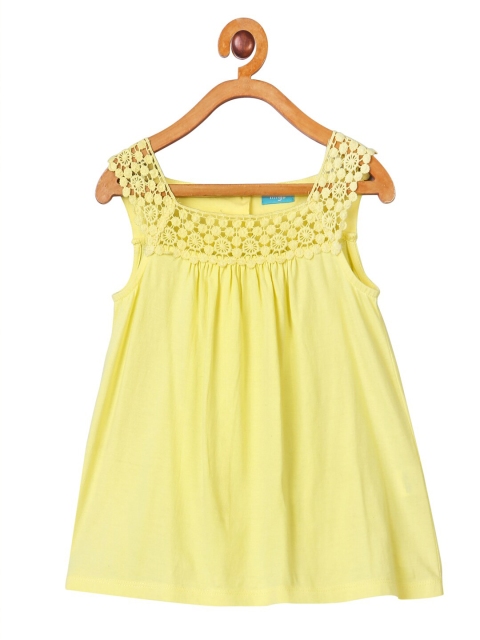 

Miyo Girls Yellow A-Line Top