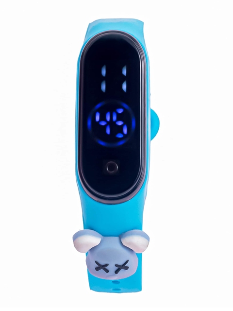 

Spiky Unisex Kids Blue Dial & Wrap Around Straps Digital Multi Function Watch