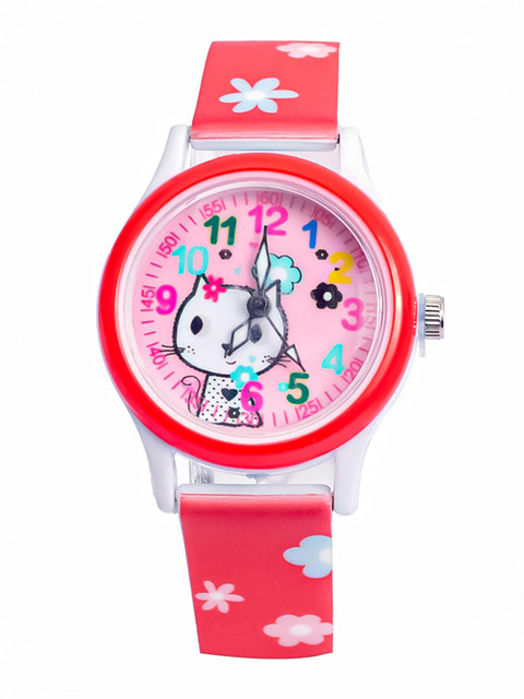 

Spiky Kids Red Printed Dial & Red Straps Analogue Multi Function Watch Wyosil_Red_Red