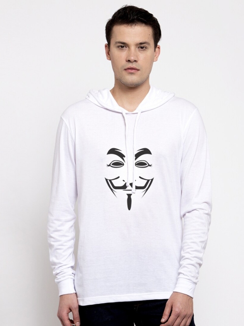 

Friskers Men White Graphic Printed T-shirt