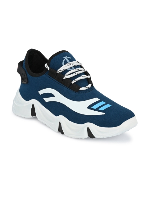 

DERBY KICKS Men Blue Mesh Running Non-Marking Shoes