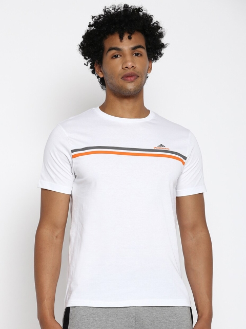 

SPARROWHAWK Men White Striped T-shirt