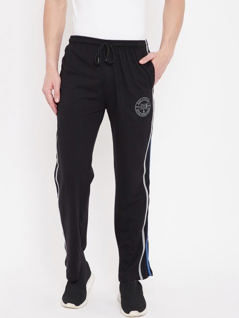 

Duke Men Black Solid Track Pants
