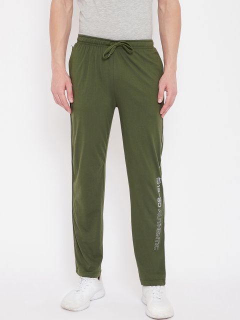 

Duke Men Green Cotton Solid Track Pants