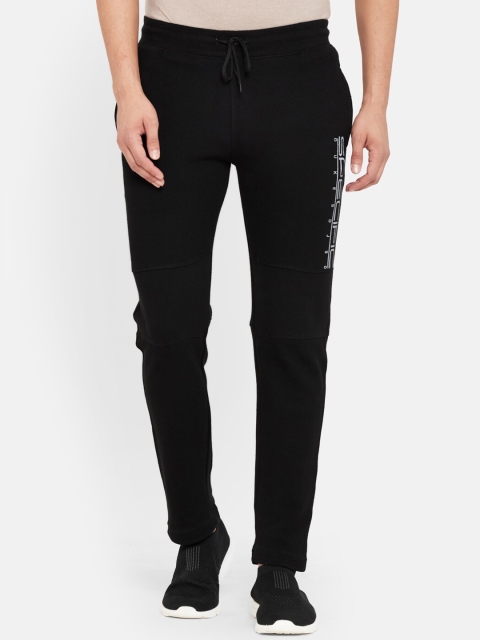 

Duke Men Black Solid Track Pants