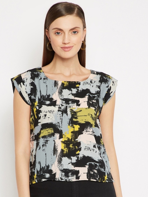 

SECRETS BY ZEROKAATA Multicoloured Georgette Regular Top, Multi