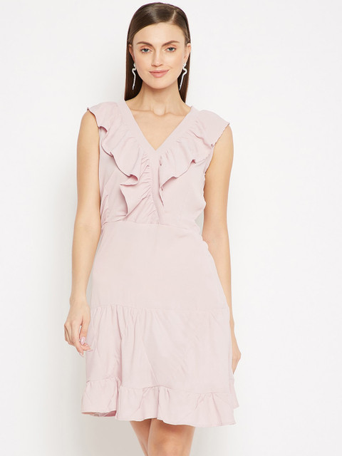 

SECRETS BY ZEROKAATA Lavender Georgette Dress