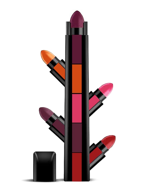 

Ronzille Fab 5in1 Lipstick Shade -C, Multi