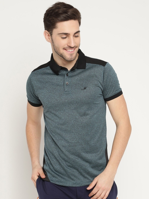 

V2 Value & Variety Men Teal Polo Collar T-shirt