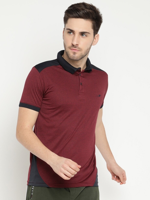 

V2 Value & Variety Men Maroon Polo Collar Pockets T-shirt