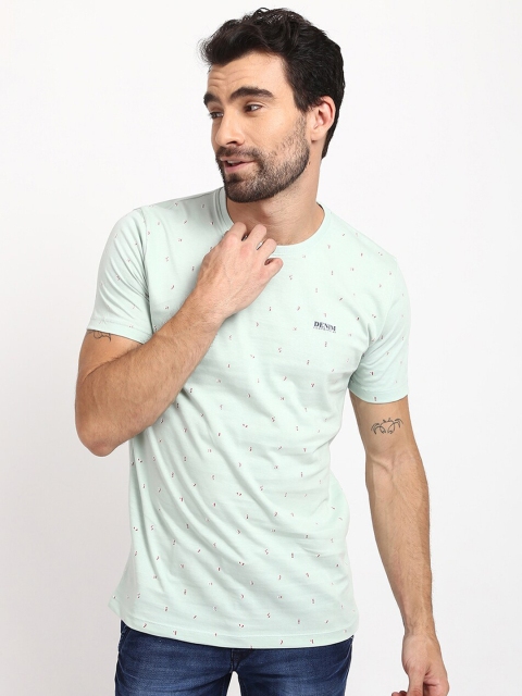 

V2 Value & Variety Men Green Printed T-shirt