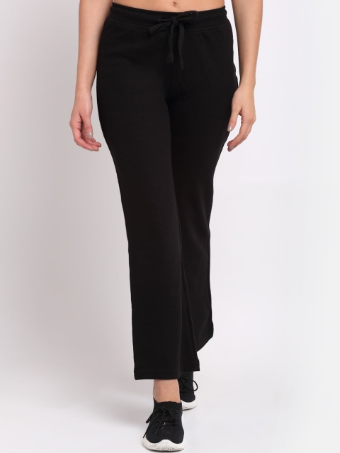 

Club York Women Black Solid Track Pants