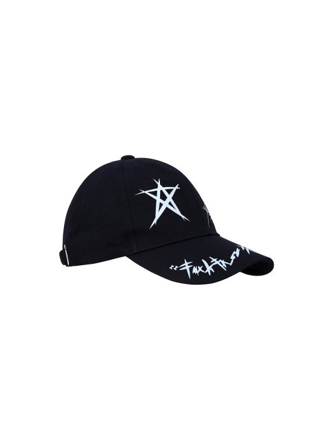 

TyranT Unisex Black & White Printed Baseball Cap