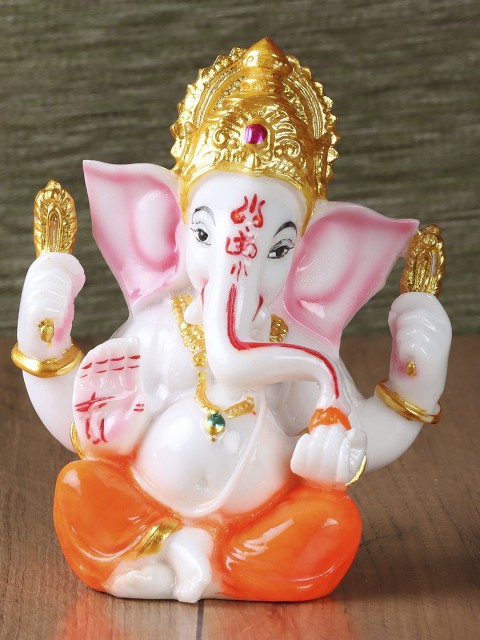 

Ferns N Petal Multicolored Orange Dhoti Ganesha, Multi