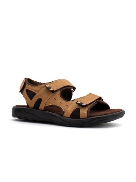 

Khadims Men Tan Shoe-Style Sandals