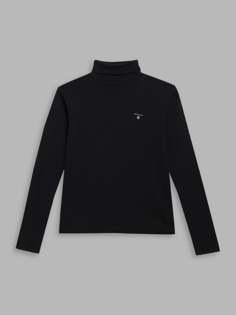 

GANT Boys Black High Neck T-shirt