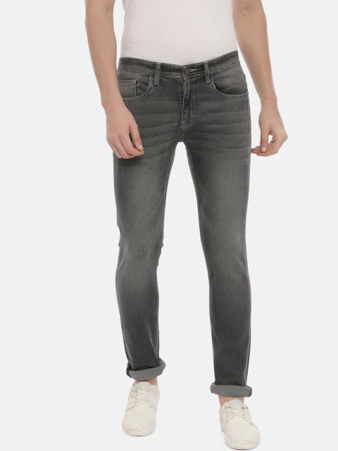 

Swiss Club Men Grey Slim Fit Light Fade Jeans