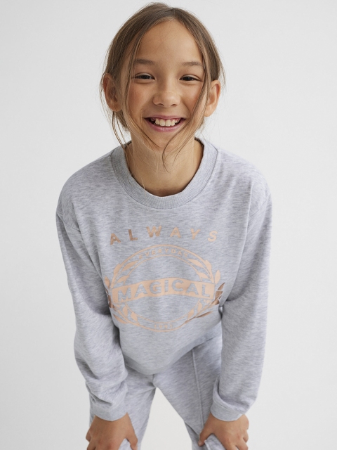 

H&M Kids Girls Grey Sweatshirt