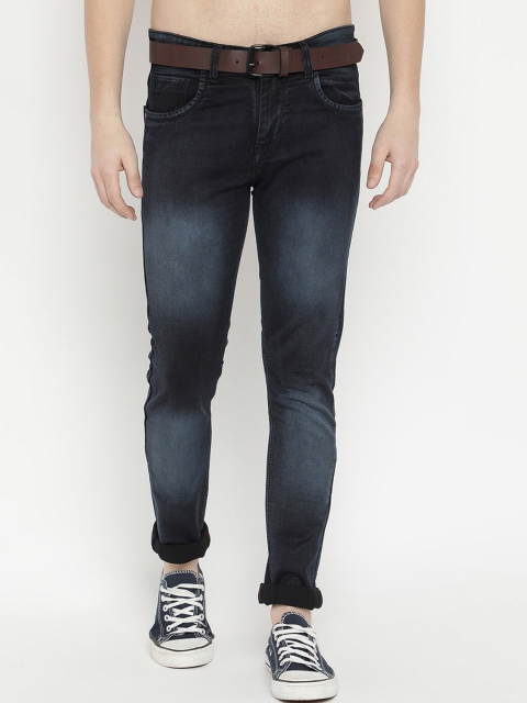 

V2 Value & Variety Men Blue Low Distress Light Fade Jeans