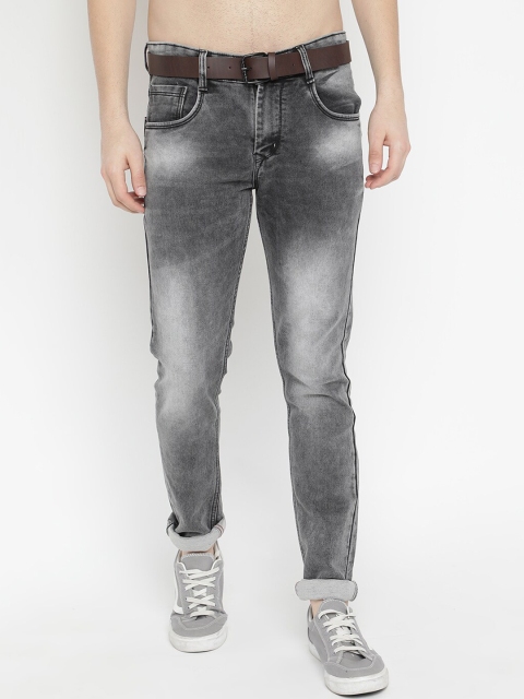 

V2 Value & Variety Men Grey Heavy Faded Jeans