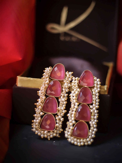 

Kairi Pink Contemporary Drop Earrings