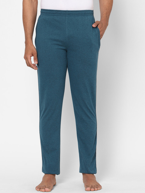 

Sweet Dreams Men Teal Cotton Solid Lounge Pants