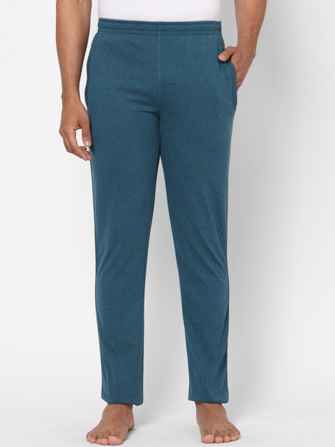 

Sweet Dreams Men Teal Blue Solid Cotton Lounge Pants