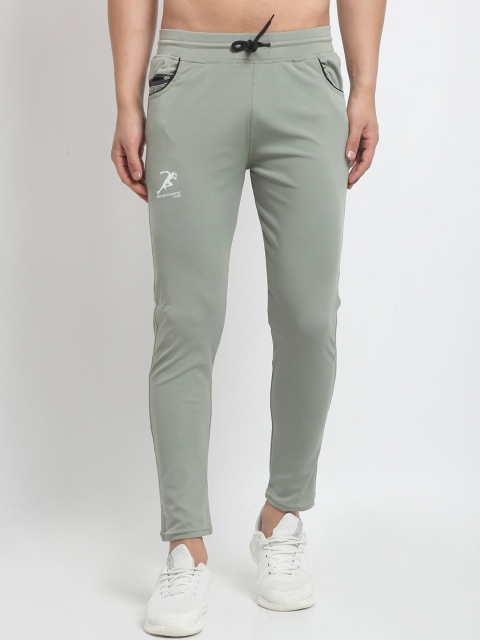 

GRACIT Men Green Solid Slim Fit Track Pant