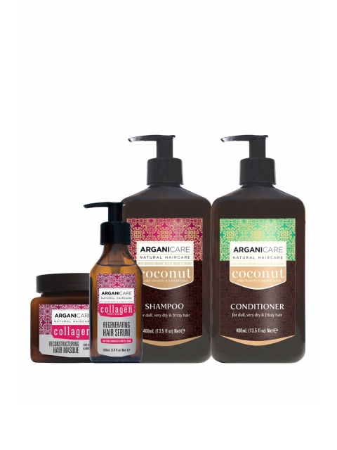 

ARGANICARE Hydrating & Revitalizing Luxury Hair Care Kit, Brown