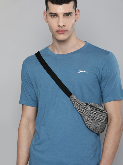 

Slazenger Men Blue Bio-Wash T-shirt