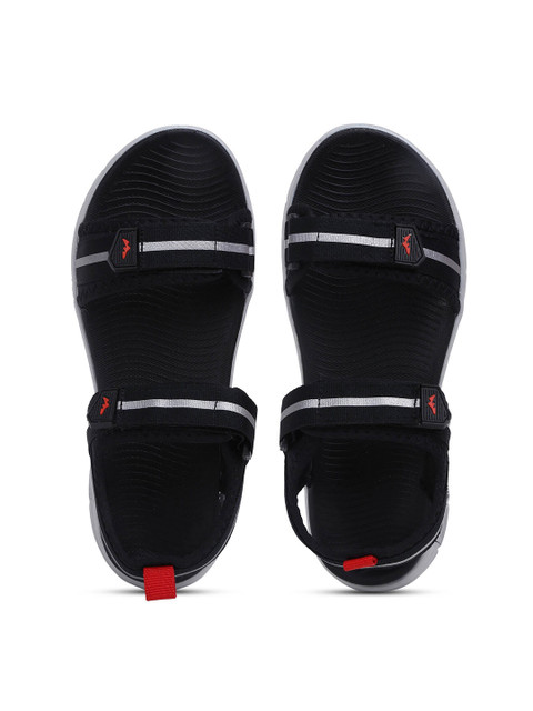 

Paragon Men Black & Grey Comfort Sandals